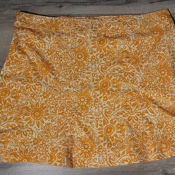 RipSkirt Hawaii Skirt Large 12- 14 Yellow Tuscan Sunflower Length 1 NWT - Picture 12 of 15